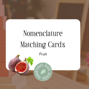 Cover page for fruit matching card product