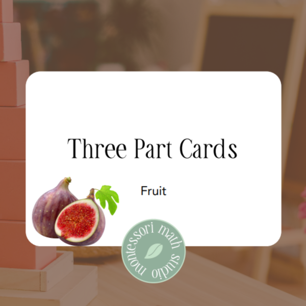 fruit three-part cards title page